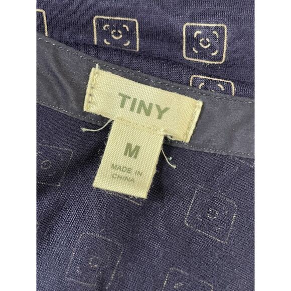 Tiny Anthropologie Paisley long sleeve Henley popover Blouse size M - Picture 4 of 6